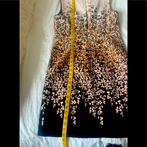 Précis Elegant Dress (Tan, Black & Gold) Size 8 - Picture 3 of 4